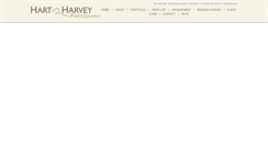 Desktop Screenshot of hartandharveyphotography.co.uk