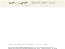 Tablet Screenshot of hartandharveyphotography.co.uk